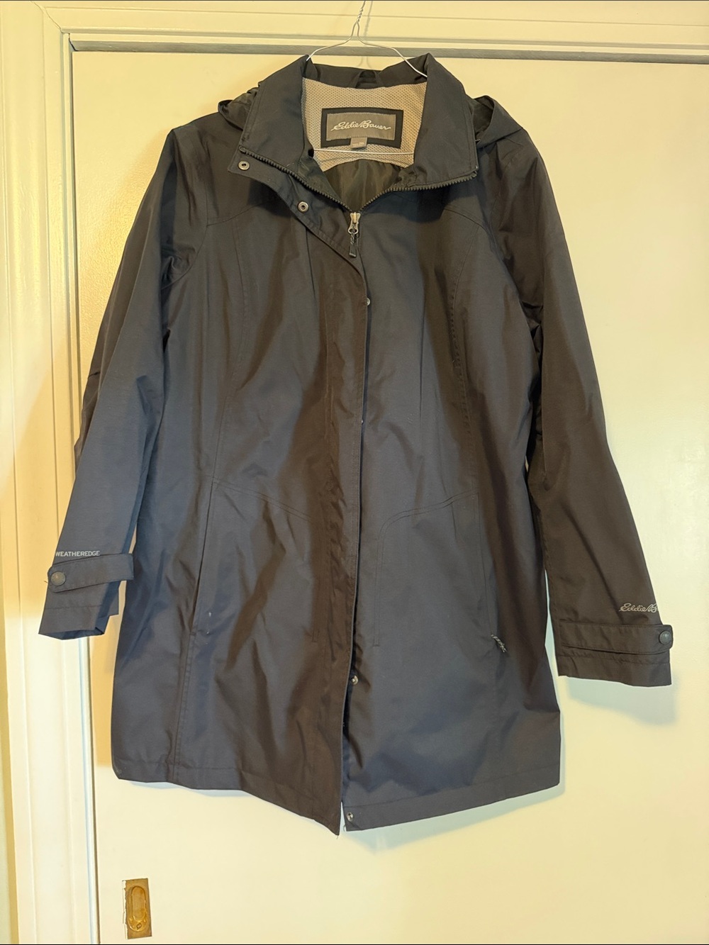 Eddie Bauer Women's Waterproof Trench Coat - Black